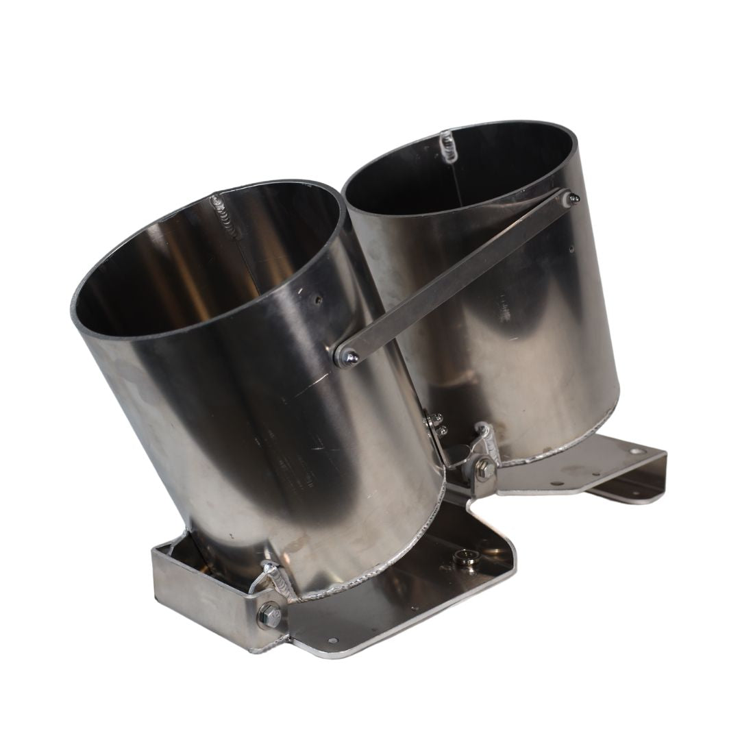 Double Grey Extinguisher Stand With Recessed Base (HS26/GREY) - £70.34