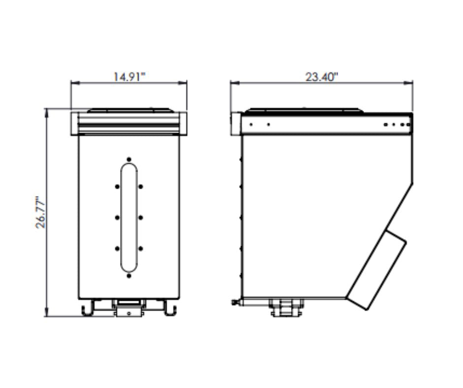 24 inch Oil Dry Hoppers Secondary image