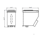 26 inch Oil Dry Hoppers